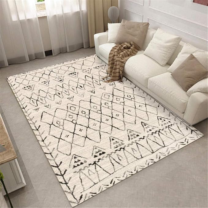 Lavable respetuoso del medio ambiente Mesa De Centro Alfombra Alfombra