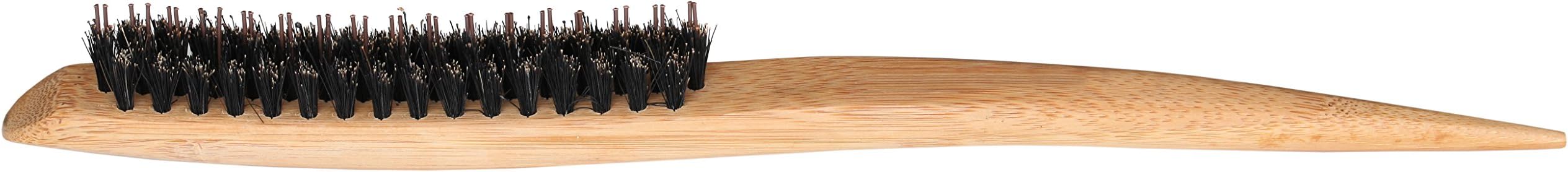Real Wood Hairbrush with Boar Bristles Straight