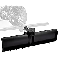 ATV Scraper Blade Implement, 3-Point Tow Behind Grader Blade with 2" Hitch Receiver, 5 Adjustable Angles, Fits for ATV UTV Im
