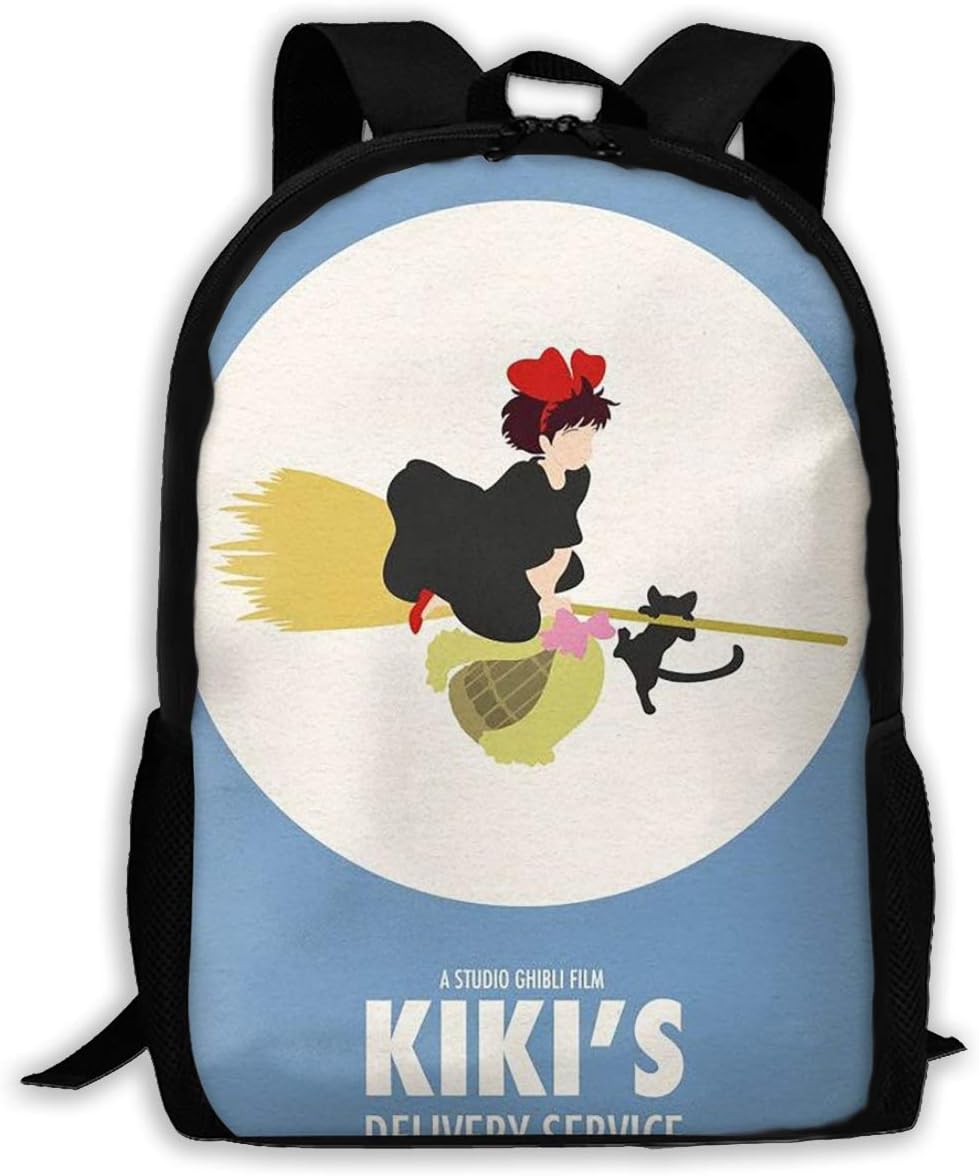 Kiki's Delivery Service Classical Basic Travel Backpack for School Water Resistant Bookbag