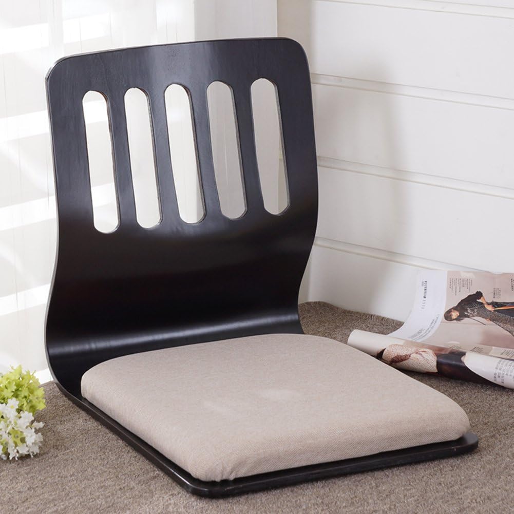 Wood Gaming Chair for Kids Teen Adults, Japanese Legless Chair Floor