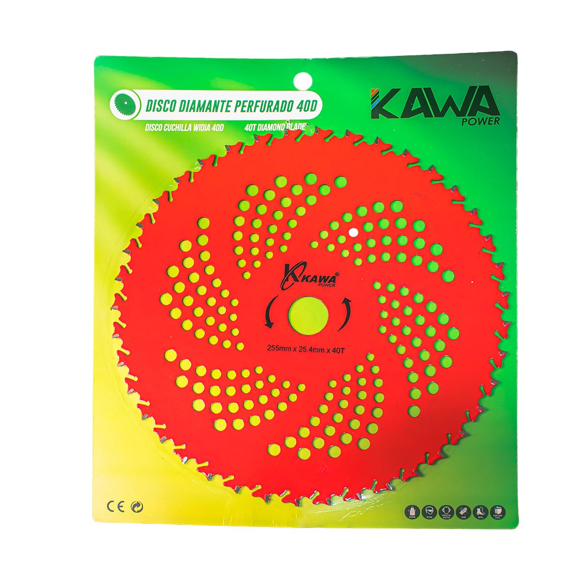Kawapower - Widia Blade disc with 40 Brush Cutter Tips