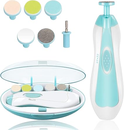 Belonlink Lime A Ongle Electrique Bebe 6 En 1 Coupe Ongle Bebe Electrique Fille Safety Kit Ciseaux Bebe Manucure Toilettage Pour Enfant Nouveau Ne Rose Bleu Amazon Fr Bebes Puericulture