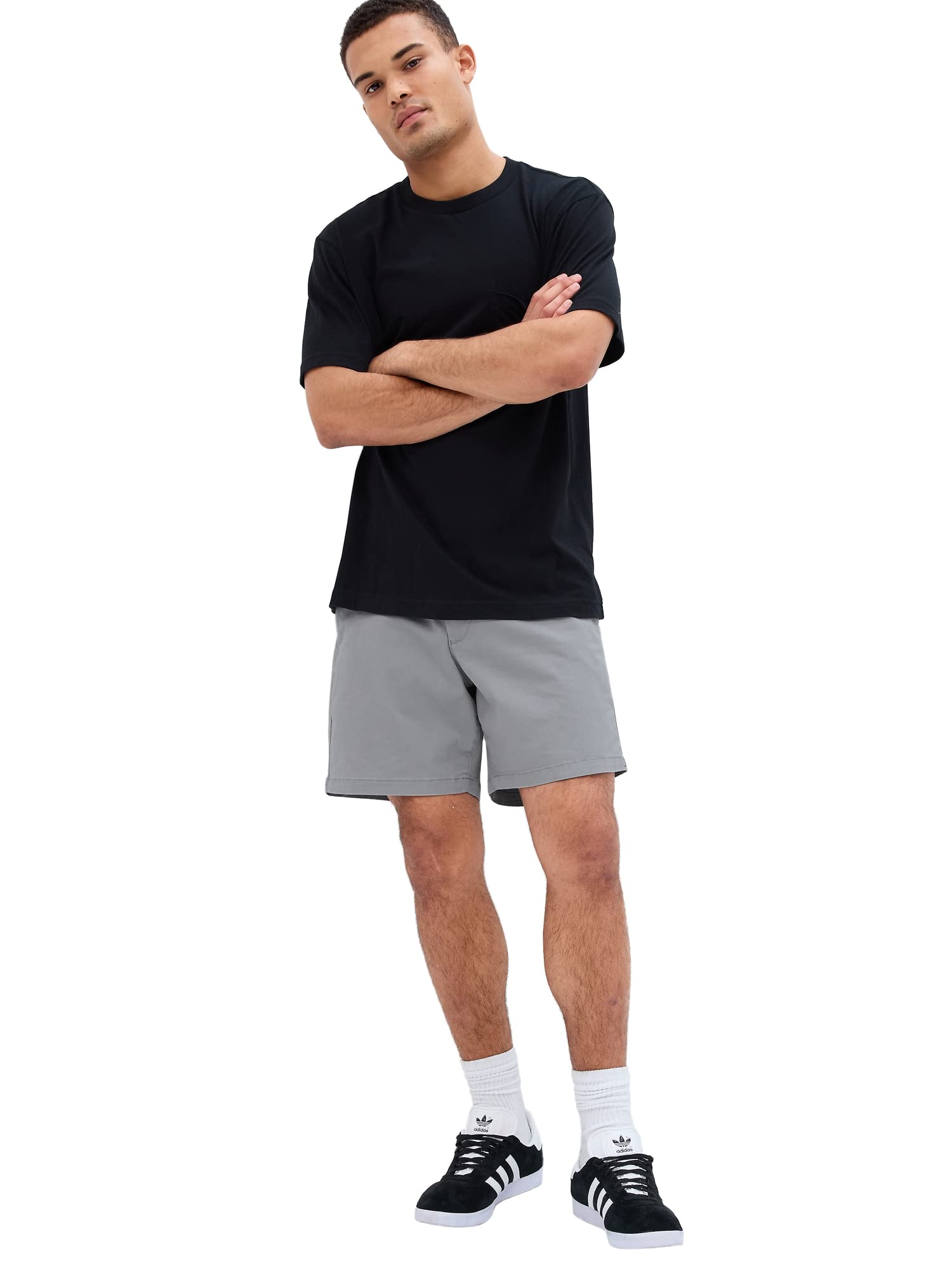 GAP Mens 7″ Essential Short Antique Pewter 415 35
