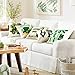 Shamrock Green Throw Pillows Covers 18x18 Embroidery Clovers Irish Pillow Cases Applique Diamond Throw Pillow Cover White Spring Green