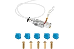 LANKEGU Hotend Kit for Anycubic Vyper, 3D Printer Assembled Hotend Kit with 5PCS Silicone Socks and Nozzles for Vyper Filament 3D Printers