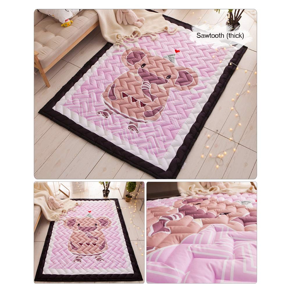 Section Epaisse 7 Thicksection Hzl Tapis Bebe Souple Et Bien Rembourre Ideal Comme Couverture Pour Bebe Tapis Deveil Fond Tapis De Parc Enfant Tapis De Jeux Taille 145x195cm Section Mince Ameublement Et Decoration Cuisine