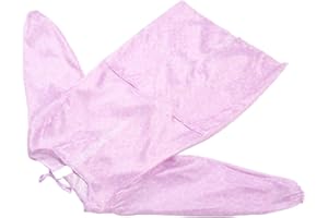 SWETRACE Waterproof Long Sleeve Apron for Adults, Oil-resistant Kitchen Smock with Bib, Lavender Cleaning