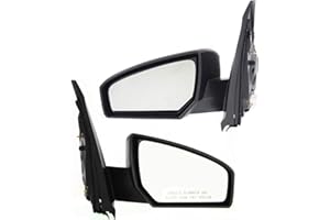 KOOL-VUE Kool Vue Driver & Passenger Side Power Non-Heated Mirrors for Nissan Sentra 2007-2012 Paintable