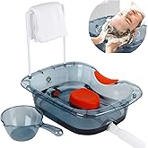 Retrona Hair Washing Basin for Bedridden - Portable Shampoo Bowl and Basin at Home for the Elderly - Hair Washing Tray for Se