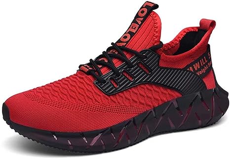amazon women's red tennis shoes
