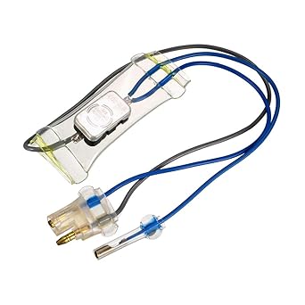 Amazon Co Jp Uxcell 冷蔵庫霜取りサーモスタット 6a 3線リード N O ヒューズ付き 14 フリーザー温度調節器 産業 研究開発用品