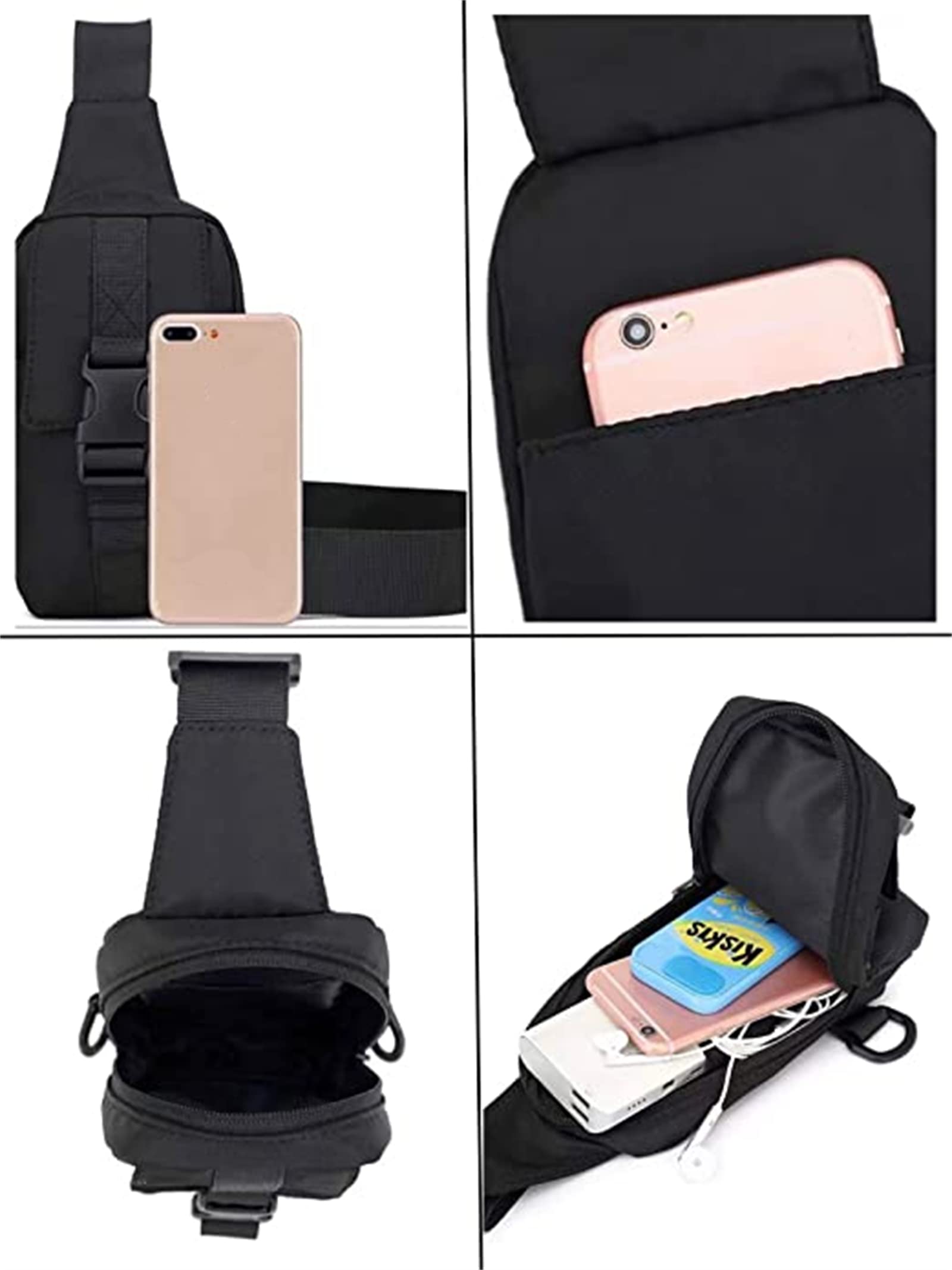 Levayhill Sling Rucksack – Leicht, Wasserabweisend, Mit Gepolstertem Gurt, Ideal Für Stadt, Outdoor & Reisen