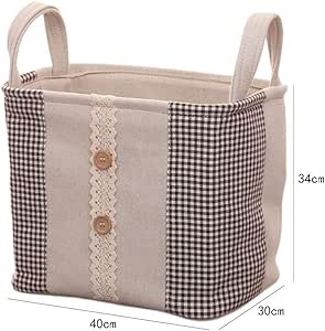 jmmkbt Cesta de almacenamiento de ropa Cesta de lavandería Gran