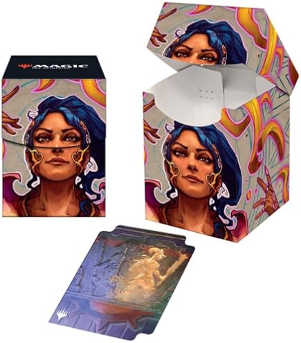 Ultra Pro Deck Box 100+ Outlaws Of Thunder Junction - Portacarte Rigido Per Magic: The Gathering Con Vraska - Accessorio TCG Da Collezione Con Divisore - 2