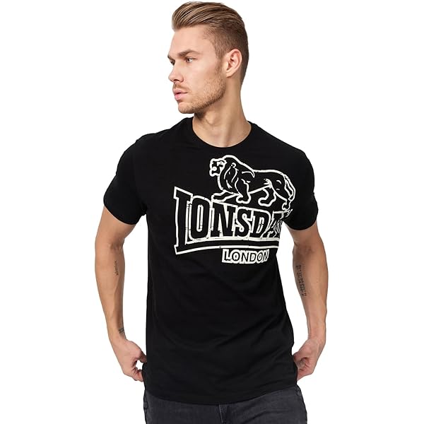 Amazon.com: Lonsdale Men´s Regular Fit T-Shirt Kai Soft Touch