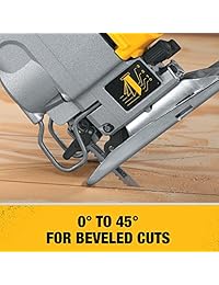 DEWALT DW317K kit de sierra con asa en la parte superior, potencia: 5.5 amperes