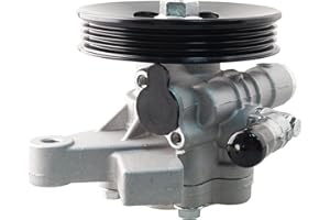 MACAX Power Steering Pump 56110P2A003 with Pulley Compatible with Honda Civic 1996-2000 CR-V 1997-2001 Acura EL 1997-2000 1.6L 2.0L L4 Replaces 21-5066 5333N 56110P2A013 56110P3F013