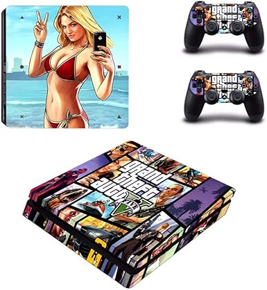 Amazon Com Homie Store Ps4 Pro Skin Ps4 Skins Ps4 Slim Sticker Grand Theft Auto V Gta5 Ps4 Slim Skin Sticker Decal Vinyl For Playstation 4 Slim And 2