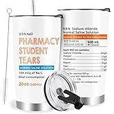 Farecnt Pharmacy Student Gift, Gifts for Pharmacy Technician, Travel Coffee Mug Tumbler with Lid Straw 20oz