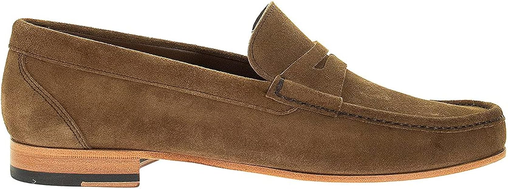 Berwick 1707 Suede Loafers with Penny bar, 8