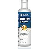 Dr. Berg Biotin Shampoo for Men & Women (Improved High-Performance Formula) - Independently Tested & Certified Paraben- Sulfate- & Silicone-Free - Infused w/Biotin, Argan Oil & Botanicals - 8 Fl oz