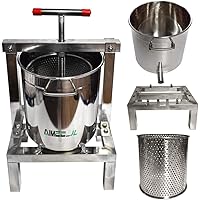 DIY Large Fruit Honey Presser Beeswax Extractor Beekeeping Machine and Cider, Wine, Grape, Apple Press extractor for…
