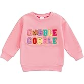 Thanksgiving Outfit Toddler Spice Girl Print Sweatshirt Tops Little Girls Turkey Pullovers Sweaters Kids Fall Shirt