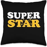 SuperStar Throw Pillow