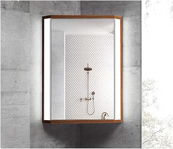 haozai Armarios con Espejo Mueble De Baño Espejo Espejo De Cortesía