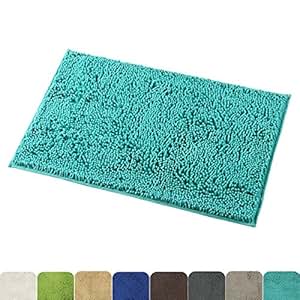 Amazon.com: Mayshine Non-Slip Bathroom Rug Shag Shower Mat ...