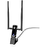 Alfa Long-Range Dual-Band AC1200 Wireless USB 3.0 Wi-Fi Adapter w/2x 5dBi External Antennas - 2.4GHz 300Mbps / 5Ghz 867Mbps - 802.11ac & A, B, G, N