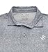Three Sixty Six Golf Shirts for Men - Dry Fit Short-Sleeve Polo, Athletic Casual Collared T-Shirt Metallic White