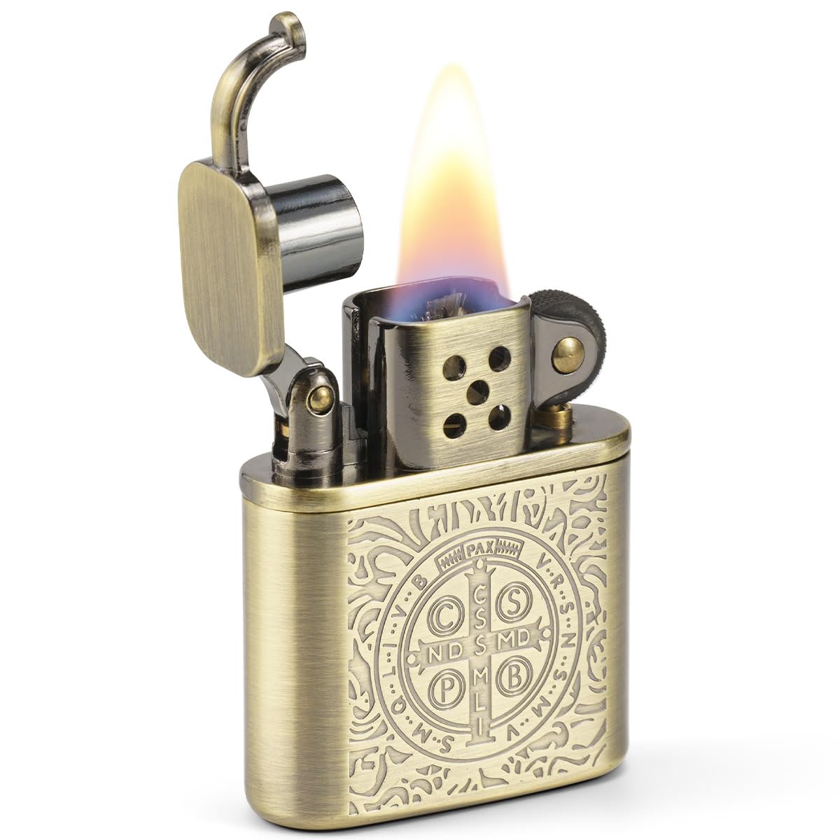 Constantinen Lighter Classic Copper Digging Kerosene Lighter Vintage Lighter (without Petrol)