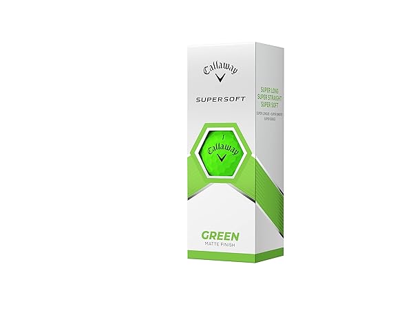 CALLAWAY GOLF SUPERSOFT GOLF BALLS (2023, GREEN)