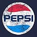 Pepsi Classic Logo Licensed T-shirt-small Navy Heather