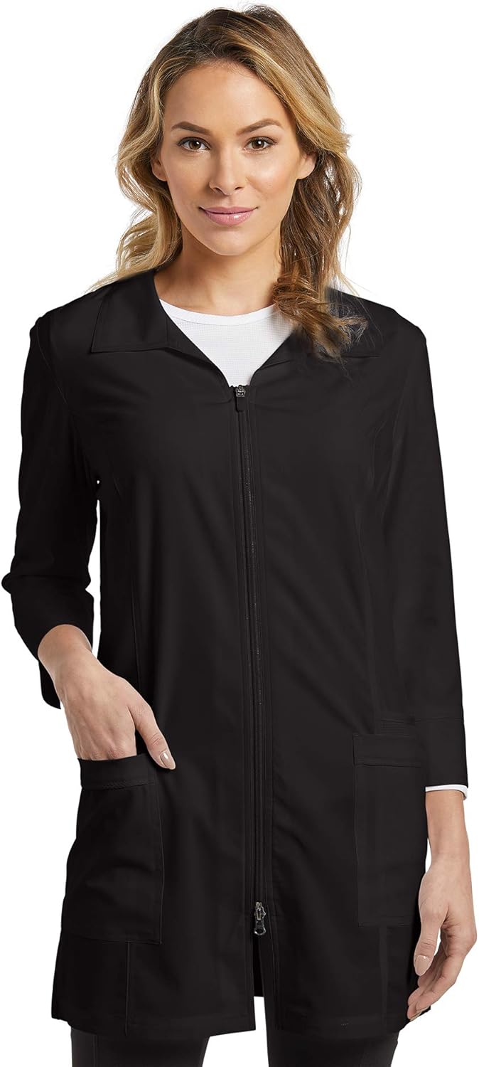 White Cross Fit Women's 2417 Lab Coat: Clothing