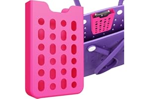 avakot Phone Holder Fit for Bogg Bag, Universal Soft Silicone Sturdy Insert Case, Decorative Insert Travel Organizer Kit, Lightweight Phone Charm Accessories Compatible with Tote Bag, Rose