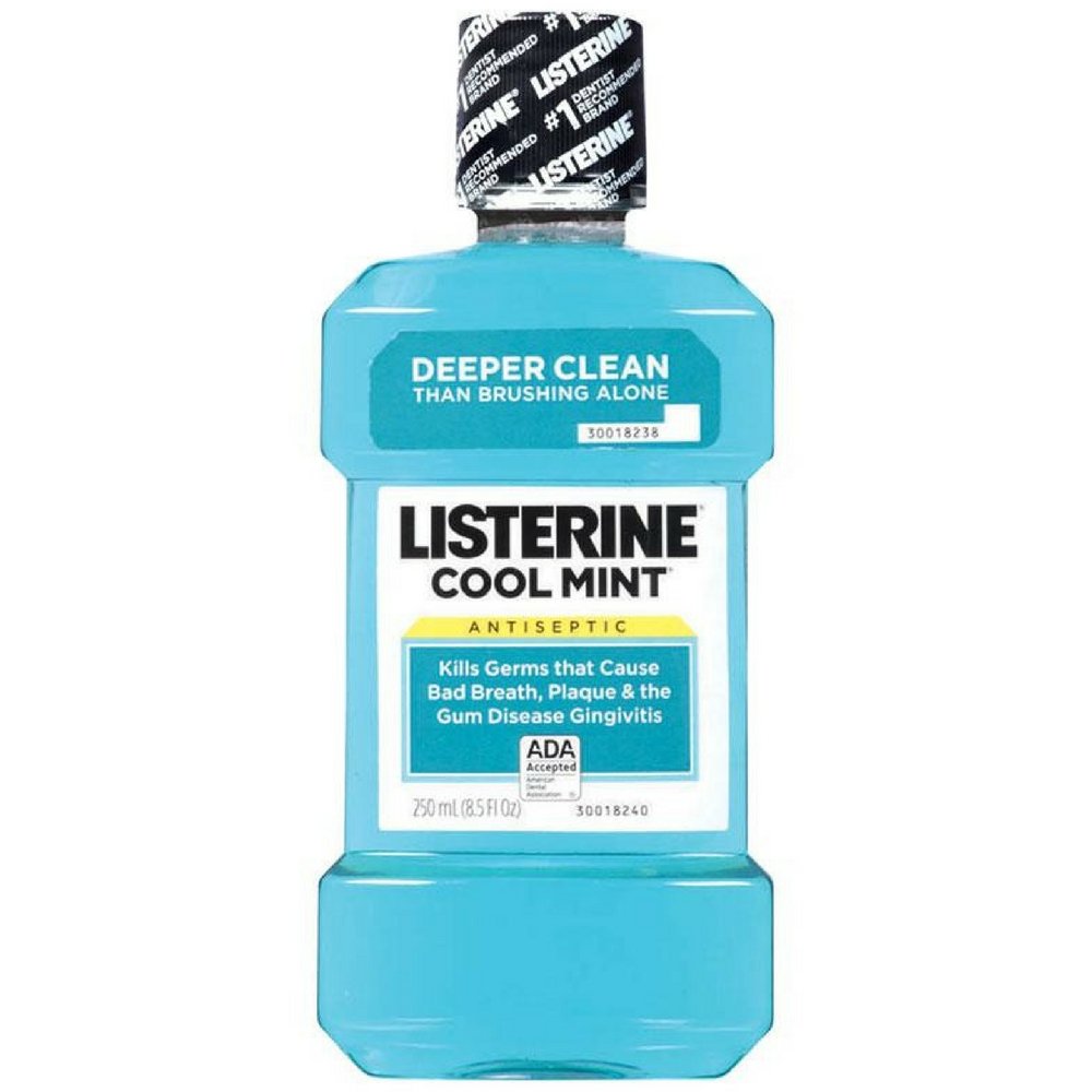 Listerine Antiseptic Mouthwash, Cool Mint 250 ml Amazon.co.uk