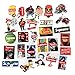 Supreme Stickers Pack FNGEEN Laptop Stickers Bomb Motorcycle Bicycle Luggage Decal Graffiti Patches Skateboard Stickers for Laptop Travel Case Skateboard Guitar Car Bike Bumper Decals (Series 50B)
