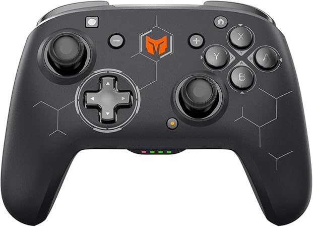 Amazon Com Wireless Gaming Controller Bigbig Won Pc Gaming Controller Custom Button 6 Axis Gyro Dual Shock Macro Turbo 2 4ghz Dongle Gamepad For Windows 10 Android Ios Switch Bluetooth Controller Black Computers Accessories