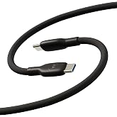 Motorola TurboPower Silicone 5A Black USB-C to USB-C 6.6ft 100W Cable | For Moto G Power, Play, Stylus,5G 2026/2025/2024,Edge 2024/2025, Razr Plus/Ultra/Fold, Type C. 40k Bends