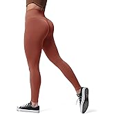 Aoxjox Seamless Scrunch Legging for Women Asset Tummy Control Workout Gym Fitness Sport Active Yoga Pants