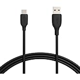 �鶹�� Basics Fast Charging 3A USB-C2.0 to USB-A Cable (USB-IF Certified) - 6-Foot, Black