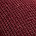 CaliTime Cozy Pillow Cover Case for Couch Sofa Bed Comfortable Supersoft Corduroy Corn Striped Both Sides 12 X 20 Inches Burgundy