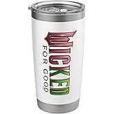 Wicked: For Good Pink To Green Logo Stainless Steel Insulated Tumbler