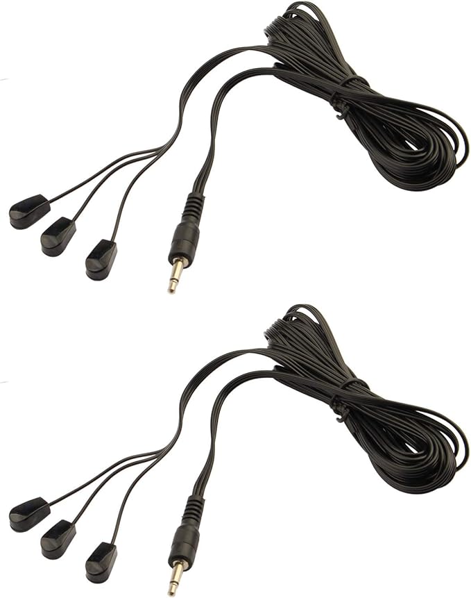2PCS IR Emitter Extender Extension Cable 3m Triple Head Amazon.co.uk Electronics