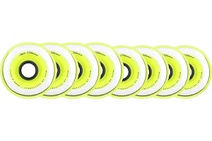 Labeda Wheels 80mm /76mm Hilo Millennium Gripper YEL Inline Indoor Roller Hockey