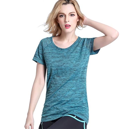 amazon camisetas deporte mujer