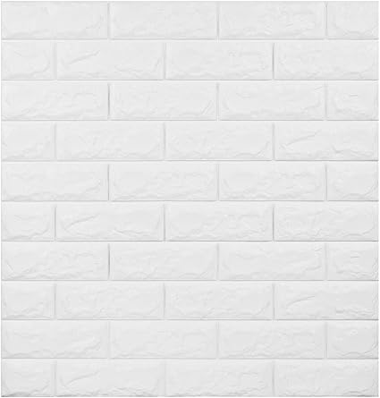 Amazon Co Jp ケイ ララ 壁紙 レンガ シール 壁紙シールサンプル ホワイト Qb 001 サンプル レンガシール Diy アクセントクロス ウォールシール 壁シール シート 壁用 アンティークレンガ 白 Y3 Diy 工具 ガーデン